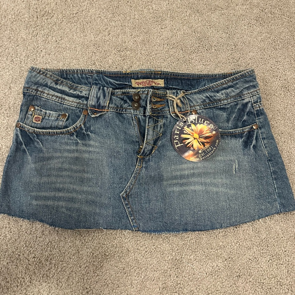 paris blues mini skirt